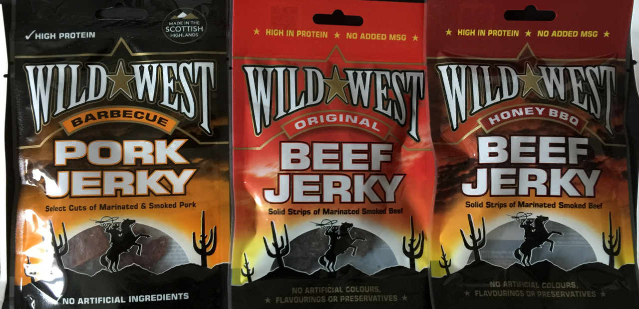 Wild West Beef und Pork Jerky von Meatsnacks Group